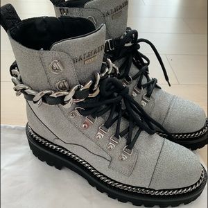 🔥Balmain Army Glittered Ankle Boot